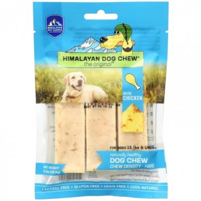 Himalayan Pet Supply, Himalayan Dog Chew, твердый, для собак до 15 фунтов, курица, 93,6 г (3,3 унции) / Лакомства для питомцев | Аптека | V4.Ru: Маркетплейс