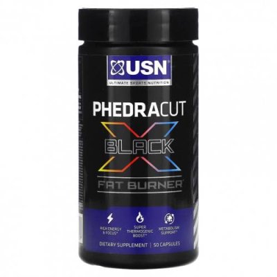 USN, Phedracut Black, жиросжигатель, 50 капсул / Жиросжигатели | Аптека | V4.Ru: Маркетплейс