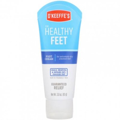 O'Keeffe's, Healthy Feet, крем для ног, без запаха, 3 унц. (85 г) / Крем для ног | Аптека | V4.Ru: Маркетплейс