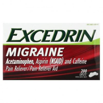 Excedrin, Мигрень`` 200 капсул / Боль и повышенная температура | Аптека | V4.Ru: Маркетплейс