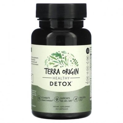 Terra Origin, Healthy Detox, 30 капсул / Средства для детоксикации и очищения | Аптека | V4.Ru: Маркетплейс