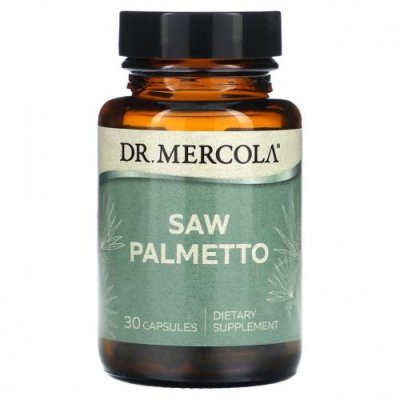 Dr. Mercola, Saw Palmetto, 30 капсул / Сереноя | Аптека | V4.Ru: Маркетплейс