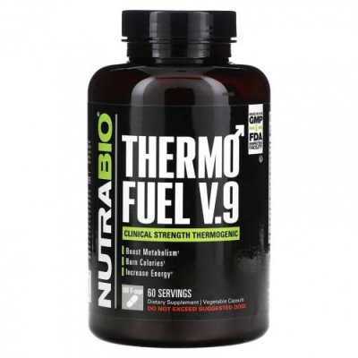 Nutrabio Labs, ThermoFuel V.9 для мужчин, 180 капсул / Жиросжигатели | Аптека | V4.Ru: Маркетплейс