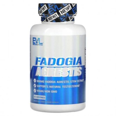 EVLution Nutrition, Fadogia Agrestis, 30 растительных капсул / Тестостерон | Аптека | V4.Ru: Маркетплейс