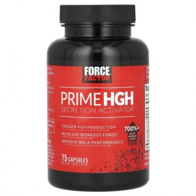 Force Factor, Prime HGH Secretion Activator, 75 капсул / Добавки для мужчин | Аптека | V4.Ru: Маркетплейс