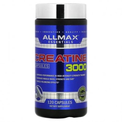 ALLMAX, Creatine 3000`` 120 капсул / Моногидрат креатина | Аптека | V4.Ru: Маркетплейс