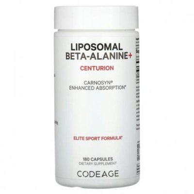 Codeage, Liposomal Beta-Alanine +, Centurion, 180 капсул / Бета-аланин | Аптека | V4.Ru: Маркетплейс