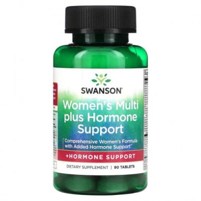 Swanson, Multi Plus Hormone Support для женщин, 90 таблеток / Женские мультивитамины | Аптека | V4.Ru: Маркетплейс