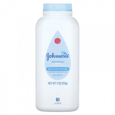 Johnson & Johnson, Порошок с алоэ и витамином Е, 255 г (9 унций) / Присыпка для малышей | Аптека | V4.Ru: Маркетплейс