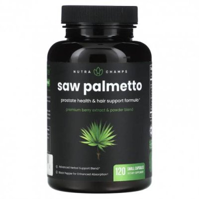 NutraChamps, Saw Palmetto, 120 маленьких капсул / Сереноя | Аптека | V4.Ru: Маркетплейс