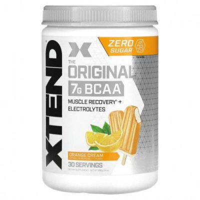 Xtend, The Original 7G BCAA, апельсиновый крем, 396 г (14 унций) / BCAA | Аптека | V4.Ru: Маркетплейс