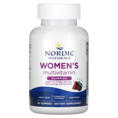 Nordic Naturals, Мультивитаминные жевательные мармеладки для женщин, ягодное ассорти, 60 жевательных таблеток / Женские мультивитамины | Аптека | V4.Ru: Маркетплейс