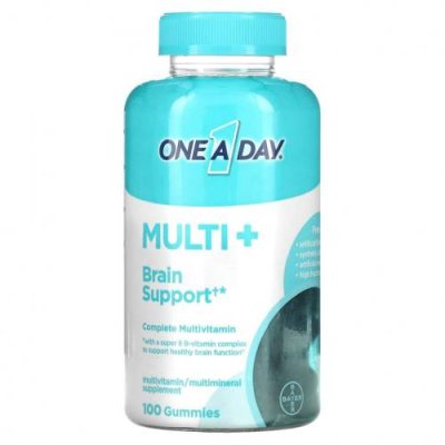 One-A-Day, Multi + Brain Support, 100 жевательных таблеток / Мультивитамины | Аптека | V4.Ru: Маркетплейс