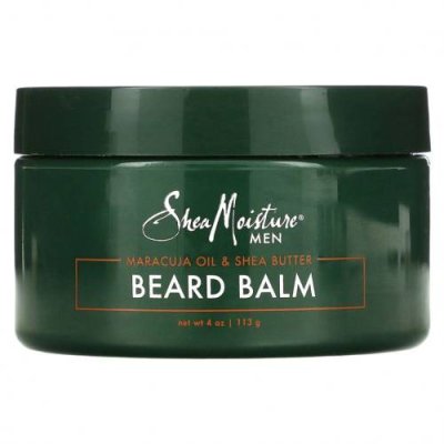 SheaMoisture, Для мужчин, бальзам для бороды, масло маракуйи и масло ши, 113 г (4 унции) / Уход за бородой | Аптека | V4.Ru: Маркетплейс