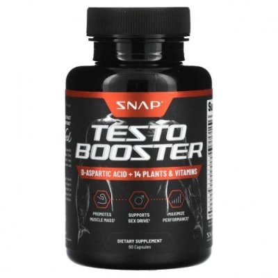 Snap Supplements, Testo Booster, 60 капсул / Тестостерон | Аптека | V4.Ru: Маркетплейс