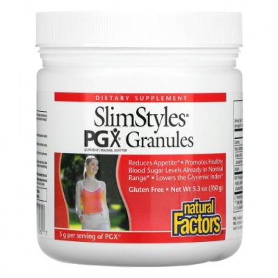 Natural Factors, SlimStyles, гранулы PGX, с нейтральным вкусом, 150 г (5,3 унции) / Фармакогеномика | Аптека | V4.Ru: Маркетплейс