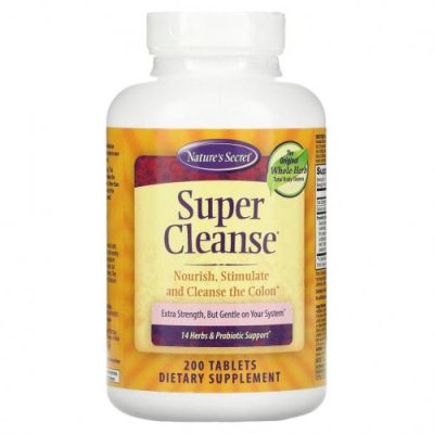 Nature's Secret, Super Cleanse, 200 таблеток / Очищение кишечника | Аптека | V4.Ru: Маркетплейс