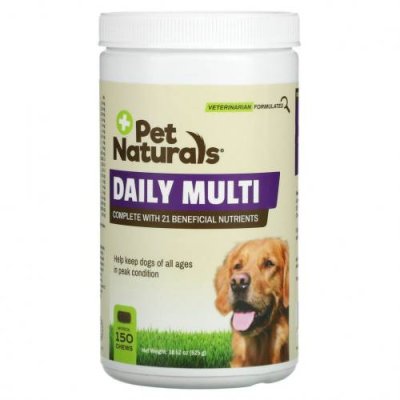 Pet Naturals of Vermont, Daily Multi, комплекс питательных веществ для собак, 525 г (18,52 унции) / Витамины и минералы для питомцев | Аптека | V4.Ru: Маркетплейс