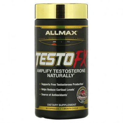 ALLMAX Nutrition, TestoFX, 90 капсул / Тестостерон | Аптека | V4.Ru: Маркетплейс