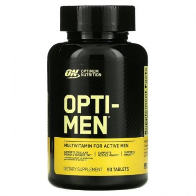 Optimum Nutrition, Opti-Men, 90 таблеток / Мужские мультивитамины | Аптека | V4.Ru: Маркетплейс