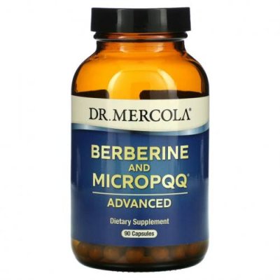 Dr. Mercola, Berberine and MicroPPQ, улучшенная формула, 90 капсул / PQQ ( пирролохинолинхинон) | Аптека | V4.Ru: Маркетплейс