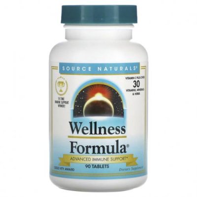 Source Naturals, Wellness Formula, 90 таблеток / Препараты на основе трав | Аптека | V4.Ru: Маркетплейс