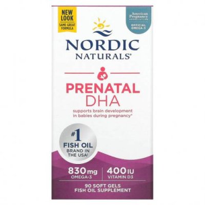 Nordic Naturals, пренатальная ДГК, без добавок, 90 капсул / Препараты для беременных и родивших женщин | Аптека | V4.Ru: Маркетплейс