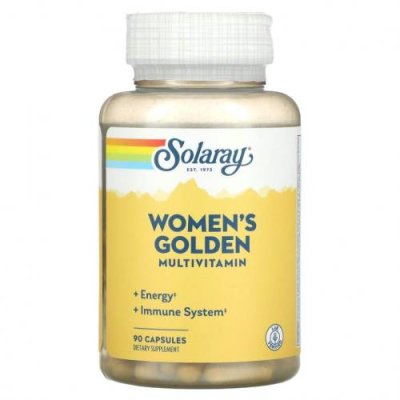 Solaray, Women's Golden Multivitamin, 90 капсул / Женские мультивитамины | Аптека | V4.Ru: Маркетплейс