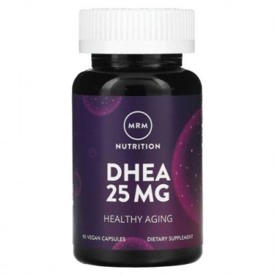 MRM, Nutrition, ДГЭА, 25 мг, 90 вегетарианских капсул / DHEA | Аптека | V4.Ru: Маркетплейс