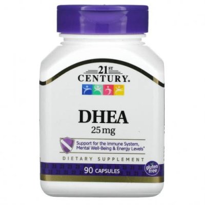 21st Century, DHEA, 25 мг, 90 капсул / DHEA | Аптека | V4.Ru: Маркетплейс