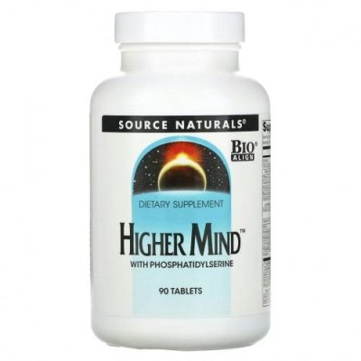 Source Naturals, Higher Mind, 90 таблеток / Препараты для памяти и когнитивных функций | Аптека | V4.Ru: Маркетплейс