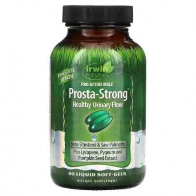 Irwin Naturals, Prosta-Strong, 90 желатиновых капсул / Предстательная железа | Аптека | V4.Ru: Маркетплейс