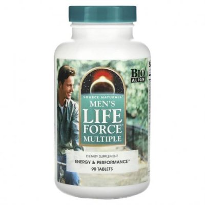 Source Naturals, Men's Life Force Multiple, 90 таблеток / Мужские мультивитамины | Аптека | V4.Ru: Маркетплейс