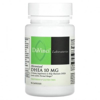 DaVinci Laboratories of Vermont, Микронизированный DHEA 90 капсул / DHEA | Аптека | V4.Ru: Маркетплейс