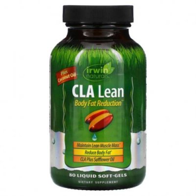 Irwin Naturals, C.L.A. Lean, Body Fat Reduction, 80 мягких желатиновых капсул с жидкостью / КЛК (конъюгированная линолевая кислота) | Аптека | V4.Ru: Маркетплейс