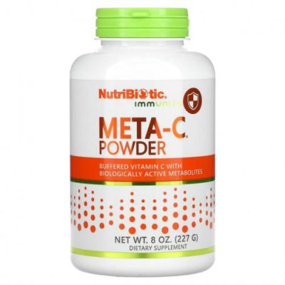 NutriBiotic, Immunity, порошок Meta-C, 8 унций (227 г) / Витамин С | Аптека | V4.Ru: Маркетплейс