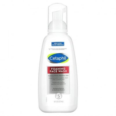 Cetaphil, Foaming Face Wash, 8 fl oz (237 ml) / Очищающие средства для лица | Аптека | V4.Ru: Маркетплейс