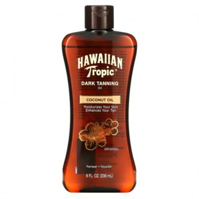 Hawaiian Tropic, Dark Tanning, масло для загара, 236 мл / Автозагар | Аптека | V4.Ru: Маркетплейс