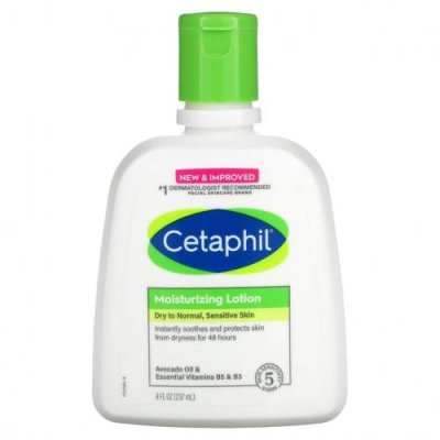 Cetaphil, Увлажняющий лосьон, для сухой и нормальной кожи, масло авокадо и незаменимые витамины B5 и B3, 237 мл (8 жидк. Унций) / Лосьон | Аптека | V4.Ru: Маркетплейс