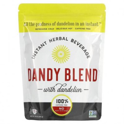 Dandy Blend, растворимый травяной напиток с одуванчиком, без кофеина, 200 г (7,05 унции) / Травяные заменители кофе | Аптека | V4.Ru: Маркетплейс