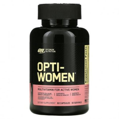 Optimum Nutrition, Opti-Women, 60 капсул / Женские мультивитамины | Аптека | V4.Ru: Маркетплейс