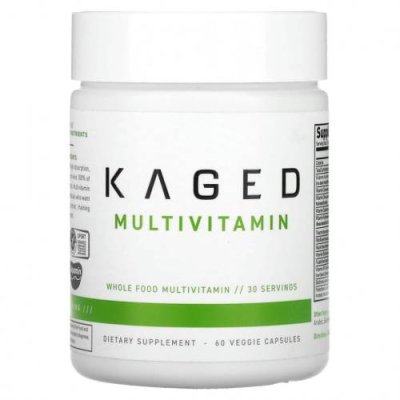 Kaged Muscle, MultiVitamin, 60 растительных капсул / Мультивитамины, физическая активность | Аптека | V4.Ru: Маркетплейс