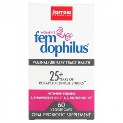 Jarrow Formulas, Women's Fem Dophilus, 60 капсул / Лактобациллы | Аптека | V4.Ru: Маркетплейс