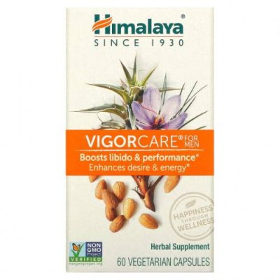 Himalaya, VigorCare для мужчин, 60 вегетарианских капсул / Добавки для мужчин | Аптека | V4.Ru: Маркетплейс