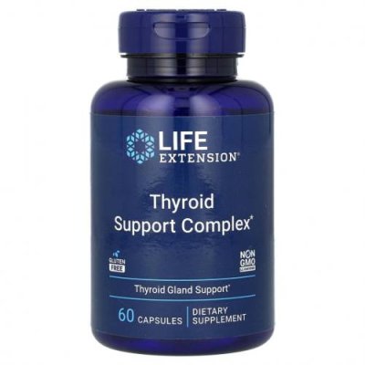 Life Extension, Triple Action Thyroid, комплекс для здоровья щитовидной железы тройного действия, 60 капсул / Препараты на основе трав | Аптека | V4.Ru: Маркетплейс