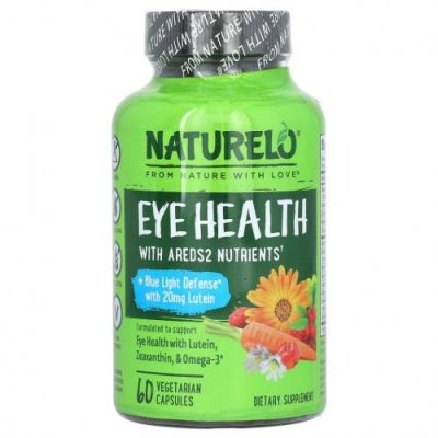 NATURELO, Eye Health Areds 2 Formula, 60 вегетарианских капсул / Лютеин и зеаксантин | Аптека | V4.Ru: Маркетплейс