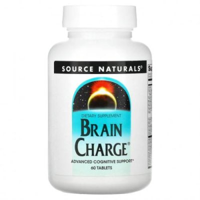 Source Naturals, Brain Charge, 60 таблеток / Препараты для памяти и когнитивных функций | Аптека | V4.Ru: Маркетплейс