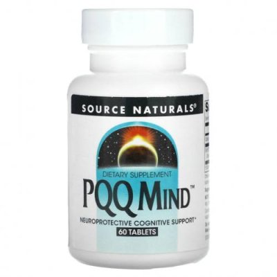 Source Naturals, PQQ для мозга, пирролохинолинхинон, метоксантин, 60 таблеток / PQQ ( пирролохинолинхинон) | Аптека | V4.Ru: Маркетплейс