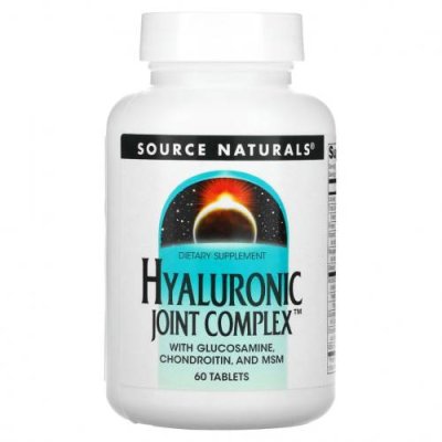 Source Naturals, гиалуроновый комплекс для суставов, 60 таблеток / Гиалуроновая кислота | Аптека | V4.Ru: Маркетплейс