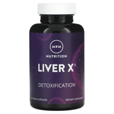 MRM, Nutrition, Liver X, 60 веганских капсул / Препараты для печени | Аптека | V4.Ru: Маркетплейс